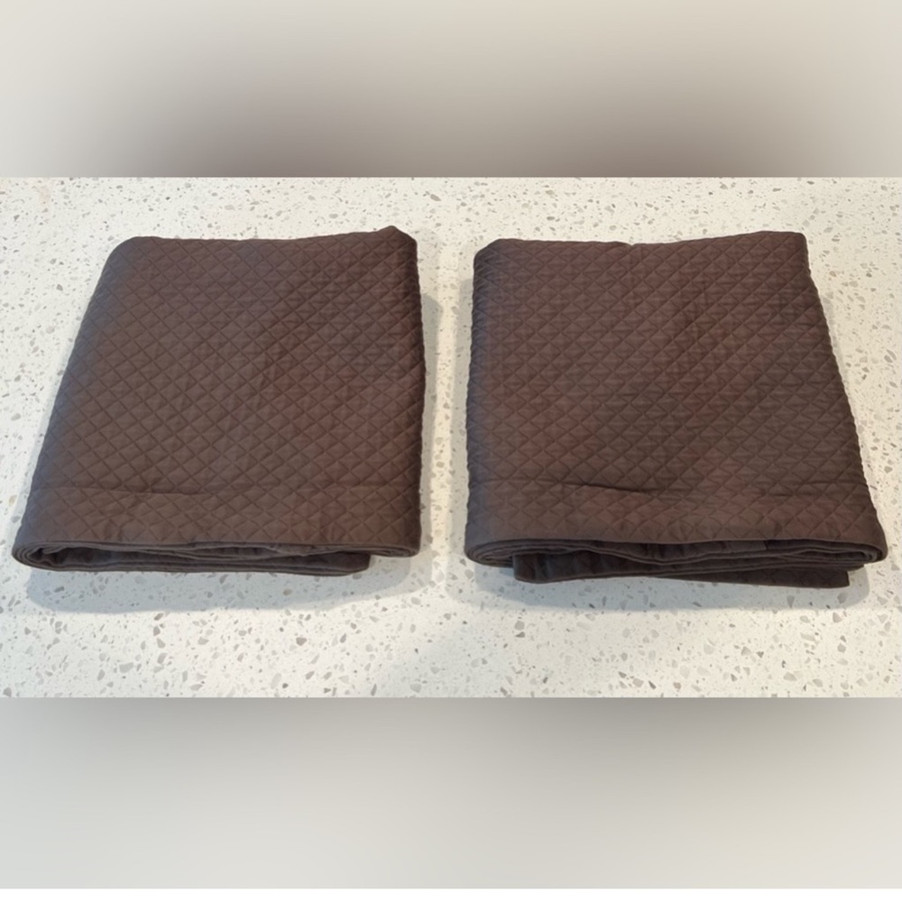 Two King Shams Restoration Hardware PAIR quilt diamond